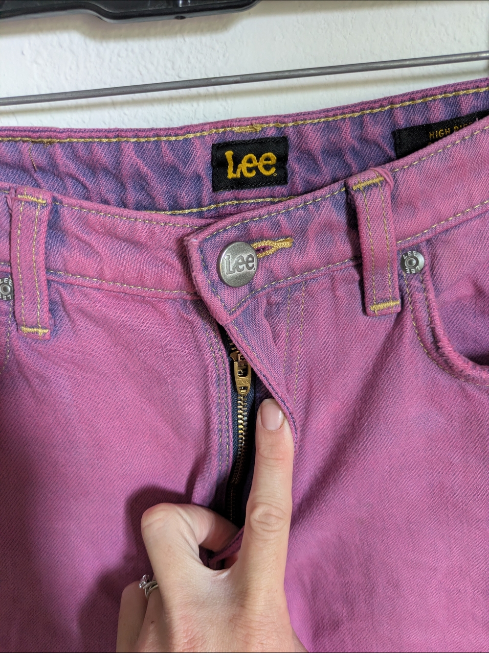 Lee Custom Frayed Hem Denim Shorts - Picture 6 of 12